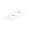 Jesco ML5 3Light LED Modulinear Recessed 120V 36W Adjustable Color Temperature WH ML5-3-112M-SW5-WH